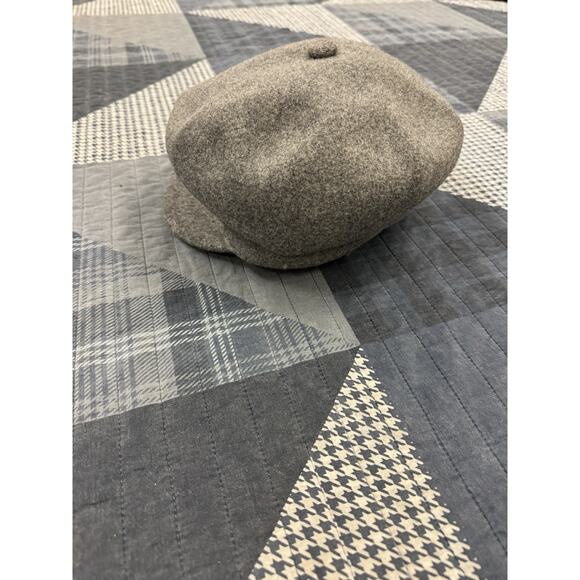 Vintage 90s Kangol 504 Wool Driving Cap Hat‎ Mens Gray Hip Hop Size Large - Picture 3 of 9
